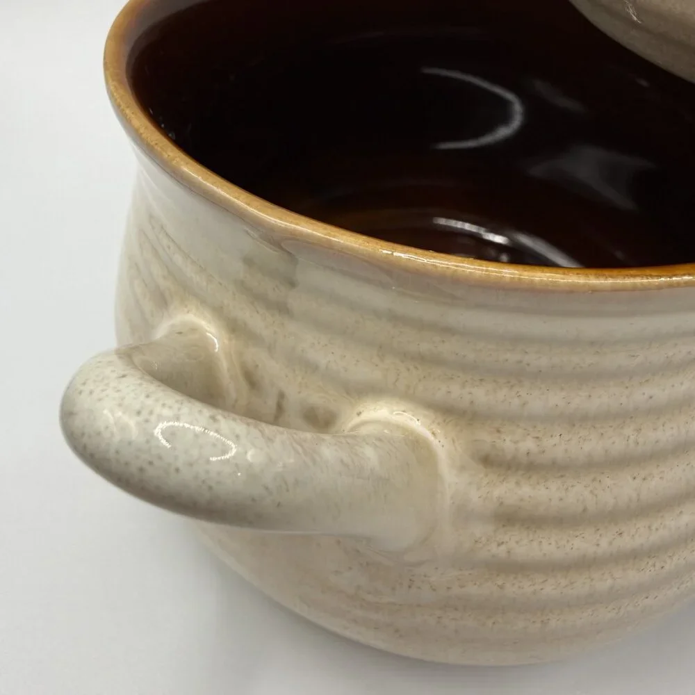 CRATE & BARREL Mini Stoneware Soup Chili Crocks